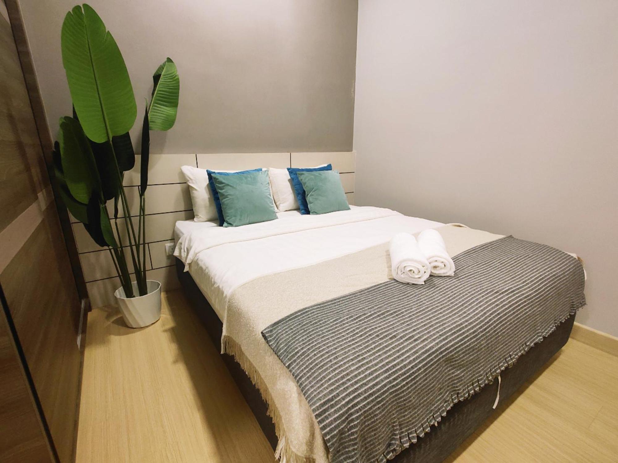 Easystay Windmill 2-bedrooms L23 6pax Free Wifi Parking & High Floor No Deposit No Queue Apartment *
