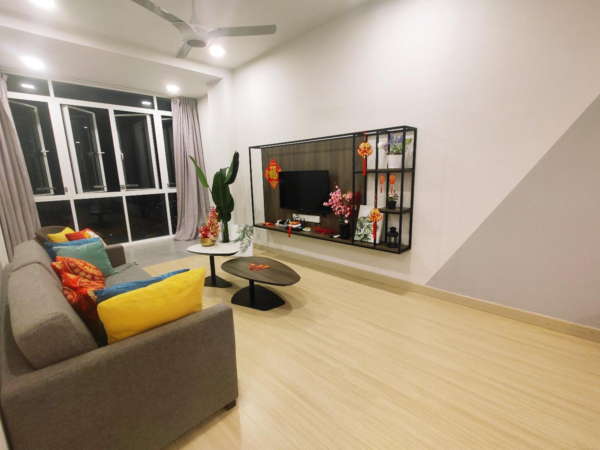 Apartment Easystay Windmill 2-bedrooms L23 6pax Free Wifi Parking & High Floor No Deposit No Queue Genting Highlands