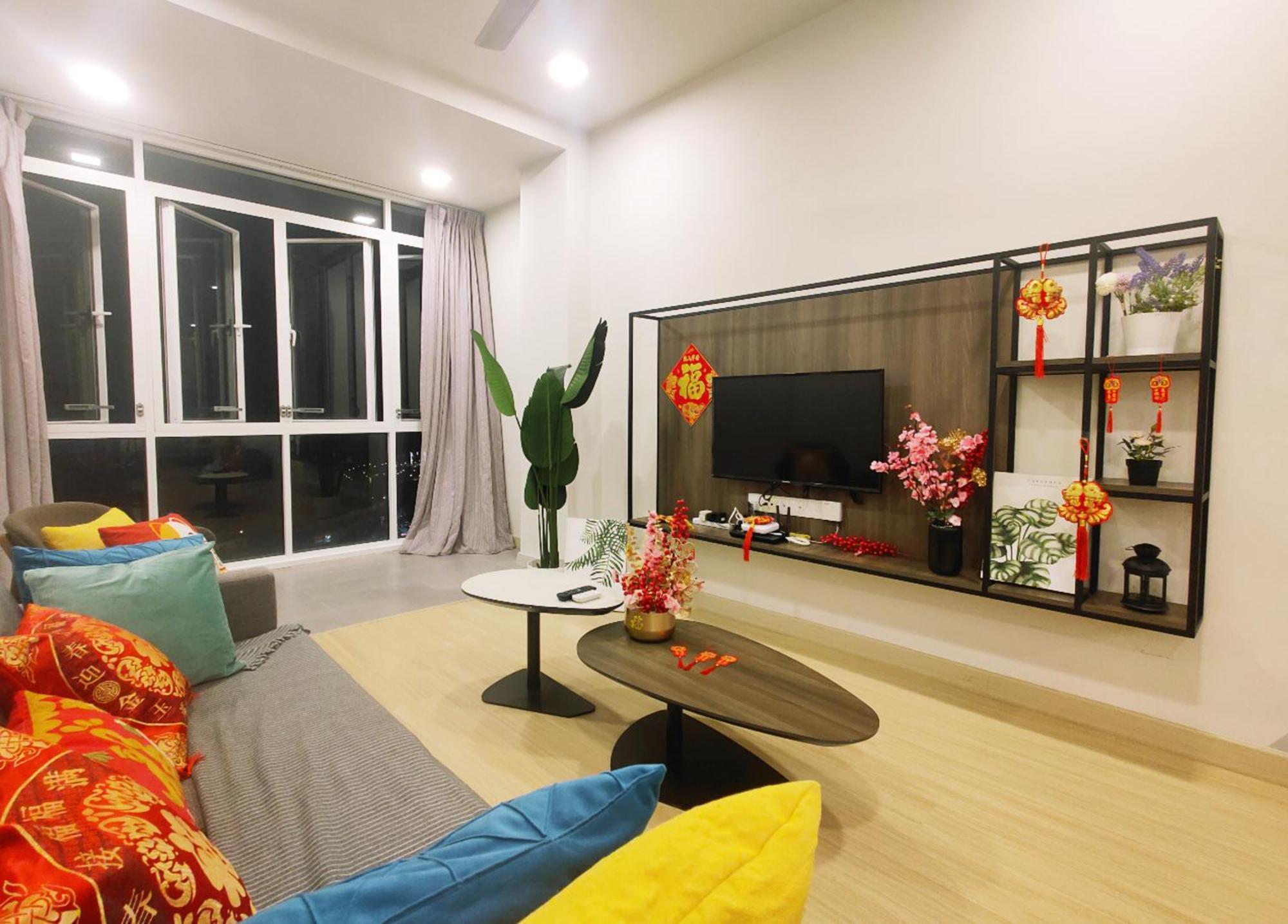 Easystay Windmill 2-bedrooms L23 6pax Free Wifi Parking & High Floor No Deposit No Queue Apartment *